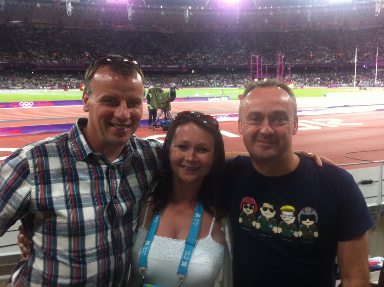 Guests of Cisco at the London Olympics