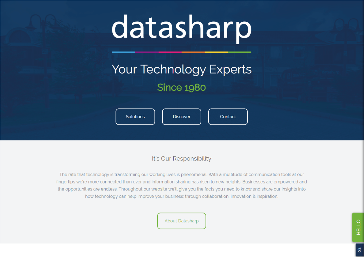 Datasharp new website 2017